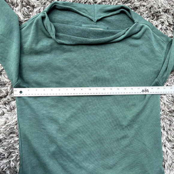 Pilcro by Anthropologie Women's Donna Tunic Pullover Sweater Wide Neck Green M - Picture 4 of 8